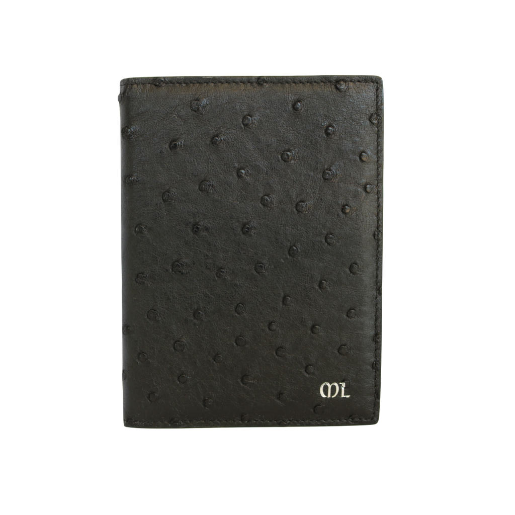 Blue Ostrich Passport Holder - Leather Accessories - Michael Louis –  Michael Louis Inc