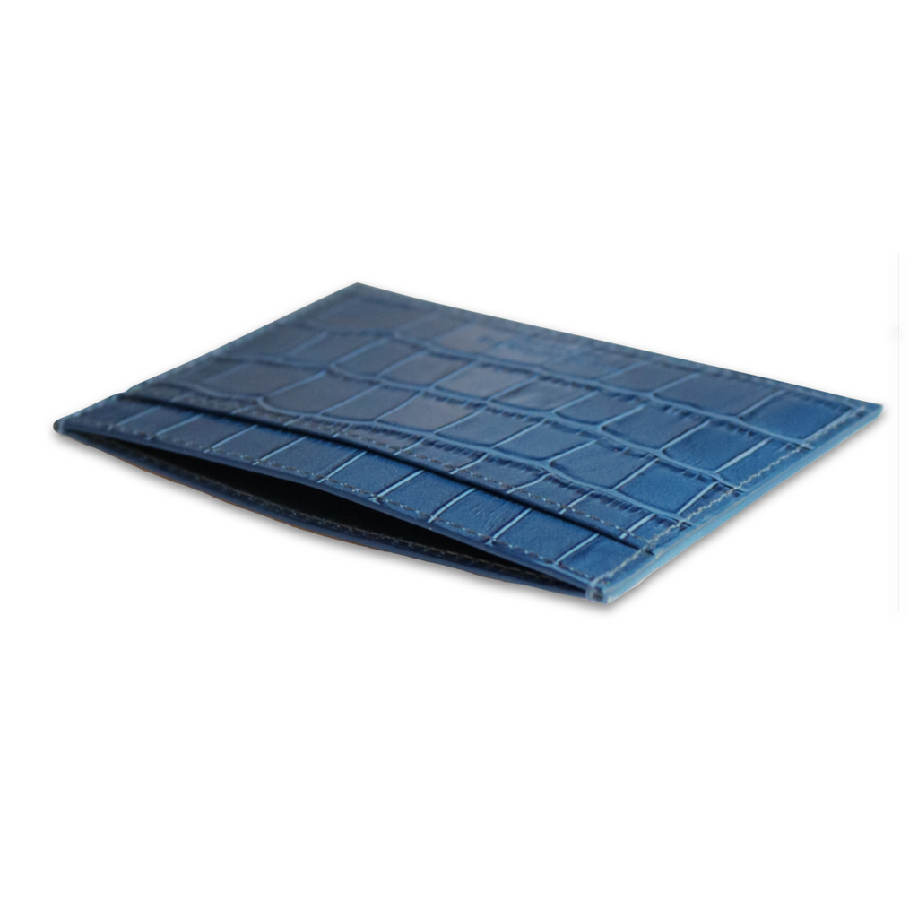 Blue Croc Embossed V2 Card Holder - Card Holders - Michael Louis – Michael  Louis Inc