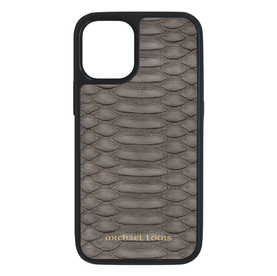 Genuine Orange Python iPhone 13 Pro Max Case - Michael Louis