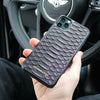 Genuine Black Python iPhone 14 Plus Case