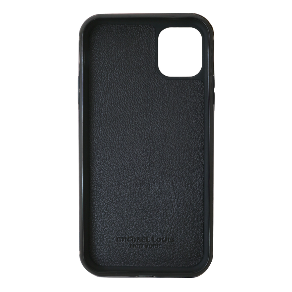 Black Python iPhone 12 / 12 Pro Case - Michael Louis Black Python iPhone 12 / 12 Pro Case - Michael Louis