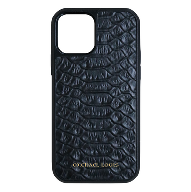 Black Python iPhone 15 Pro Max Case