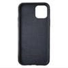 Black Pebbled Leather iPhone 15 Case