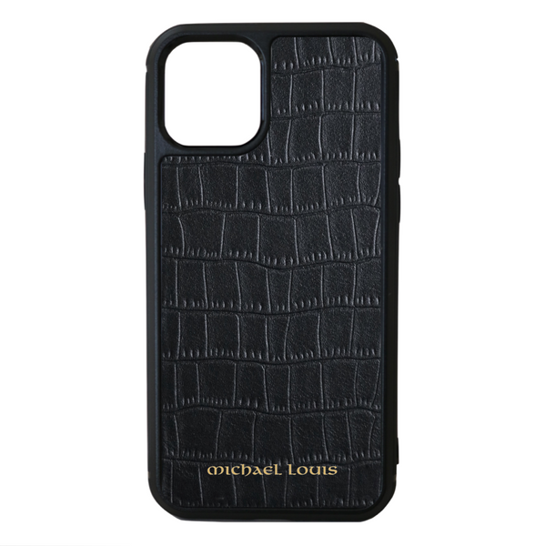 Pink Croc Embossed iPhone 11 Pro Case - Michael Louis – Michael Louis Inc