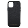 Black Pebbled Leather iPhone 11 Case