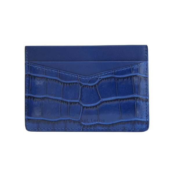 Blue Croc Embossed V2 Card Holder - Card Holders - Michael Louis – Michael  Louis Inc