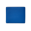 Blue Pebbled Leather Classic Bifold Wallet