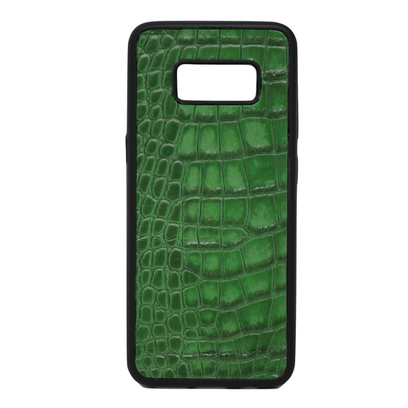 Green Croc "3" Galaxy S8 Case