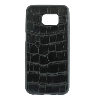 Black Croc Galaxy S7 Edge Case