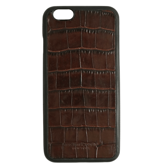Brown Croc iPhone 6/6S Case