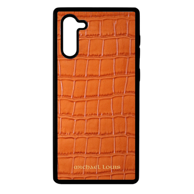 Orange Croc Galaxy Note 10 Case