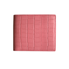 Pink Croc Classic Bifold Wallet