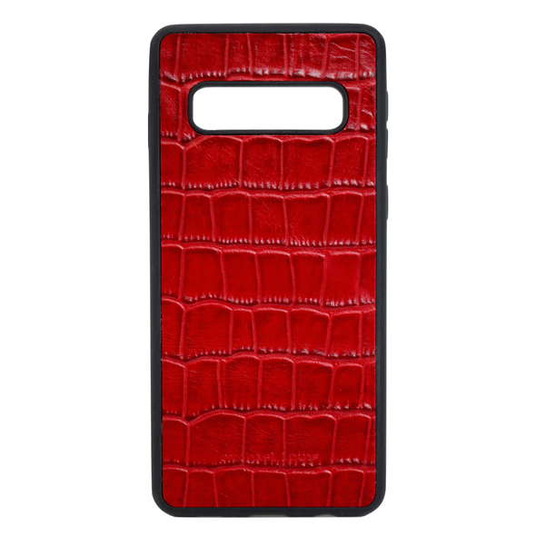 Red Croc Galaxy S10 Case