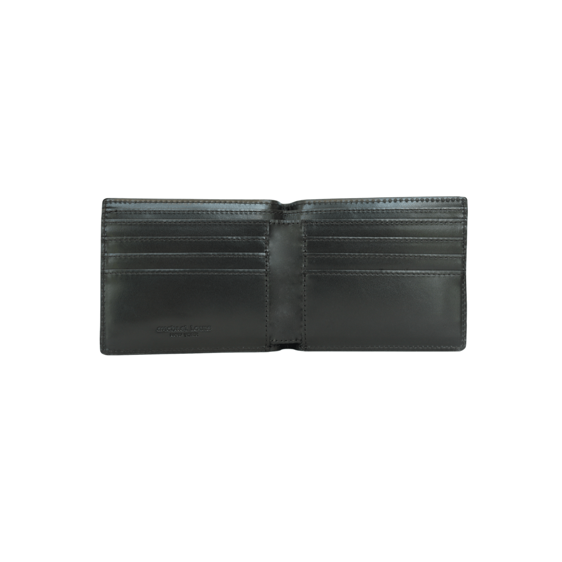 Black Pebble Grain Leather Wallet, Mens Leather Goods