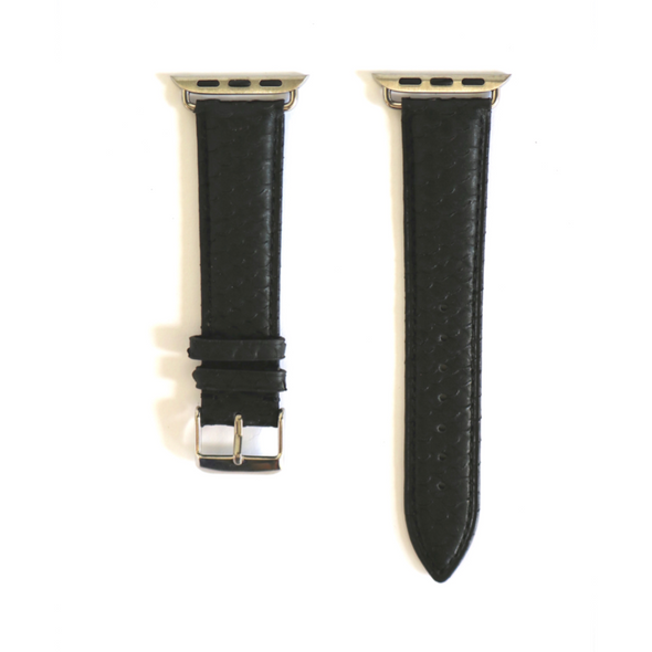 Black Python Apple Watch Strap (38/40 mm)